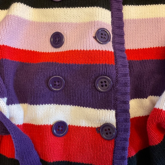 GYMBOREE girls belted button down sweater - size 10/12 - Picture 6 of 9